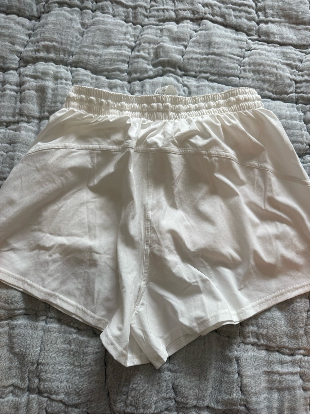 Lululemon Court Rival High-Rise Shorts 3” White Size 4 - Picture 3 of 4